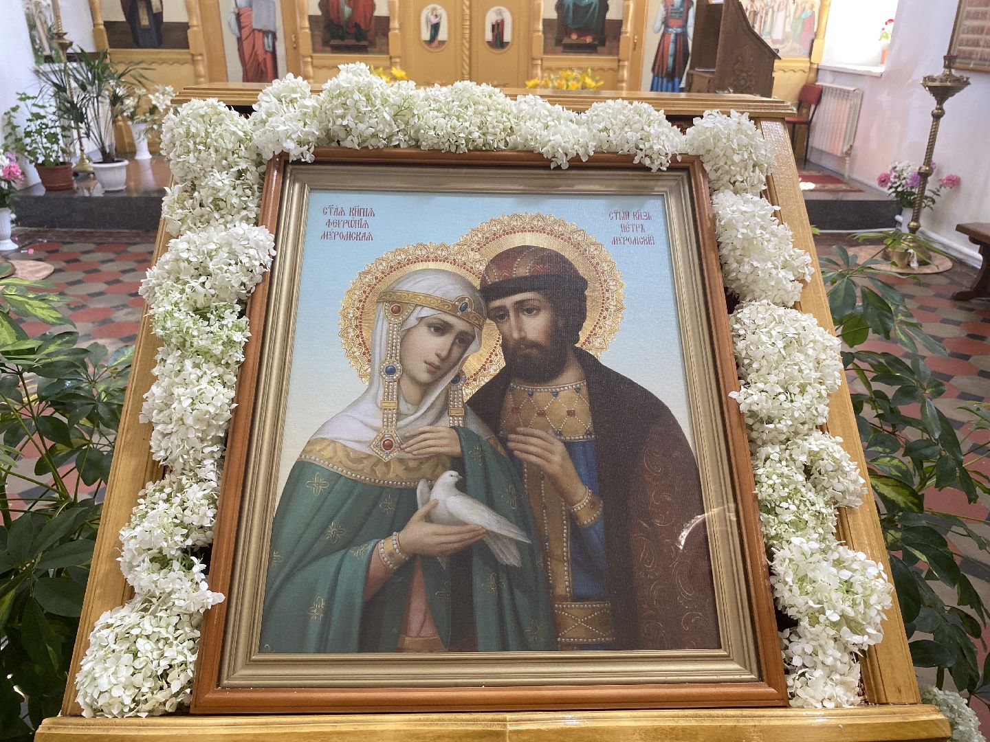 Коломна, Конкурс пирога, день семьи любви и верности, Покровский храм,