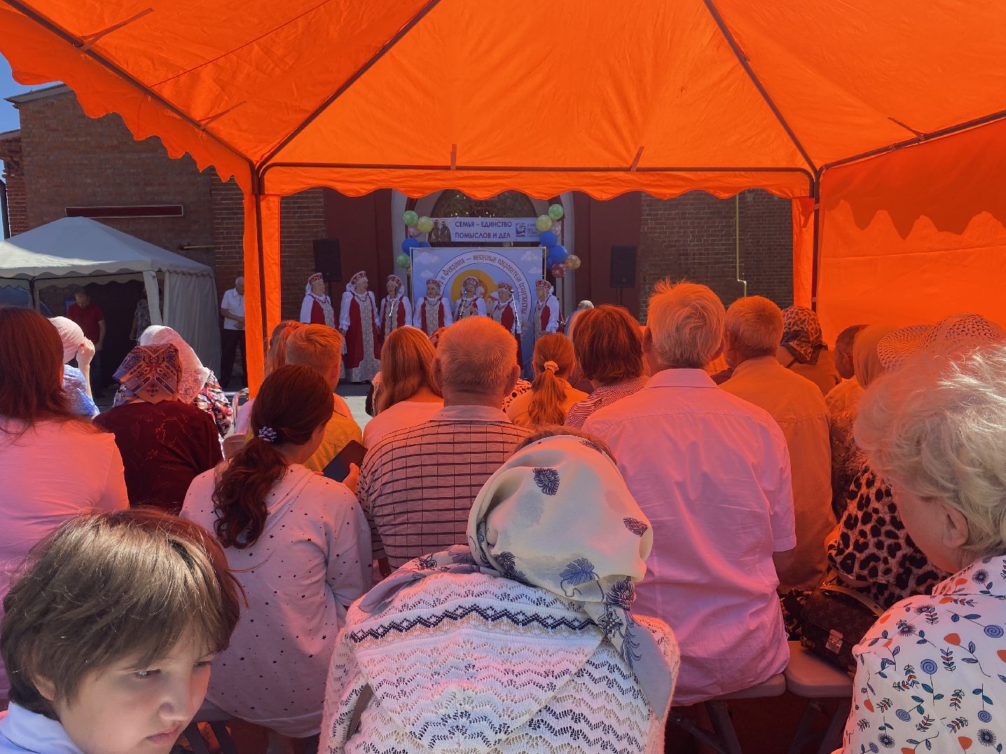 Коломна, Конкурс пирога, день семьи любви и верности, Покровский храм,