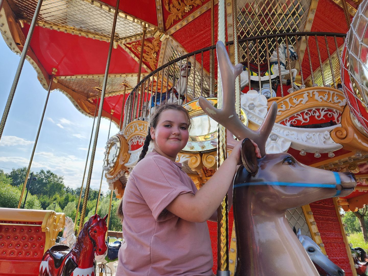 Чехов, карусель, аттракционы, городской парк, бесплатное катание, дети, отдых,