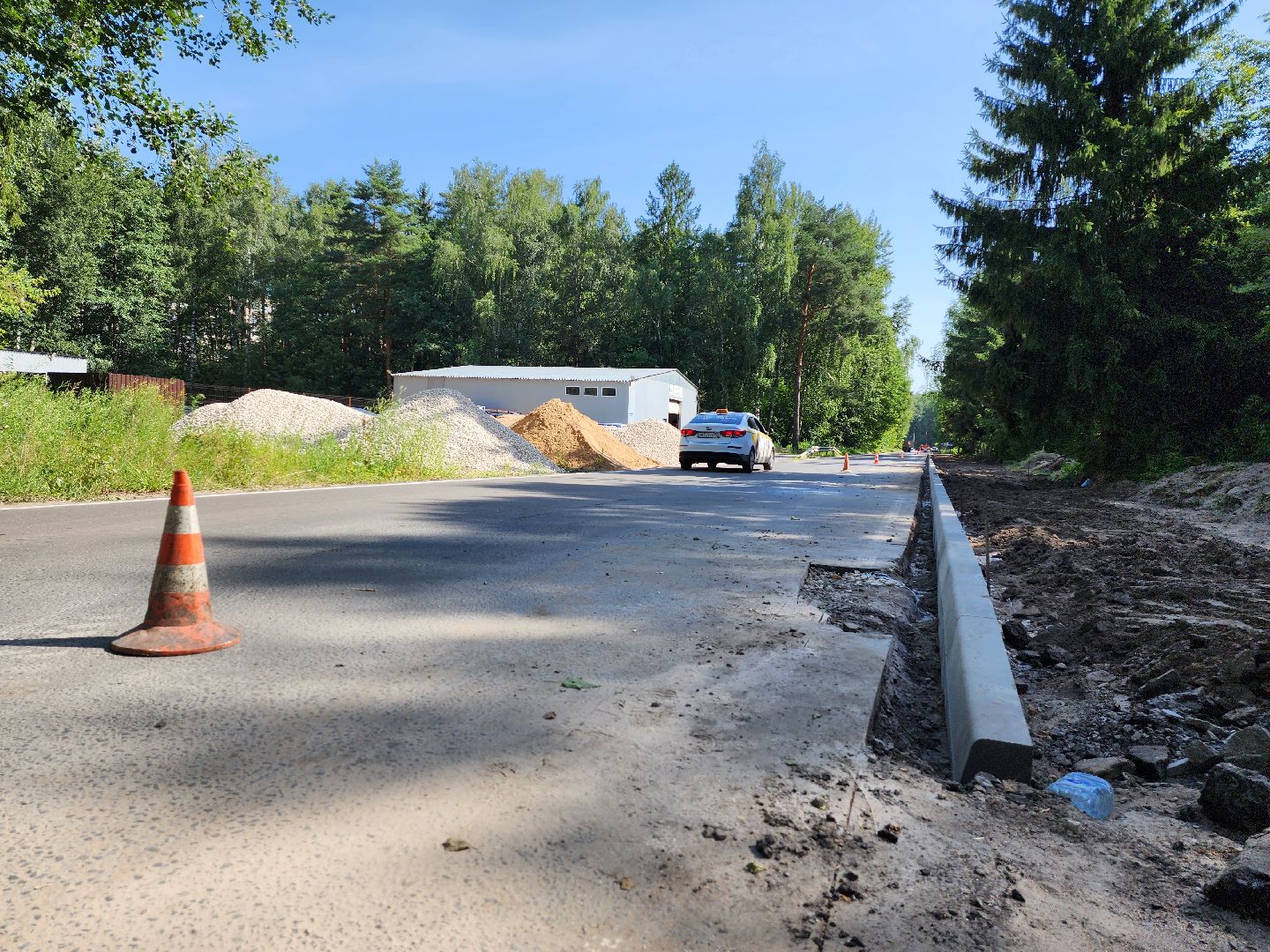 Дубна, Дороги, Строительство тротуара, Дорожная инфраструктура,