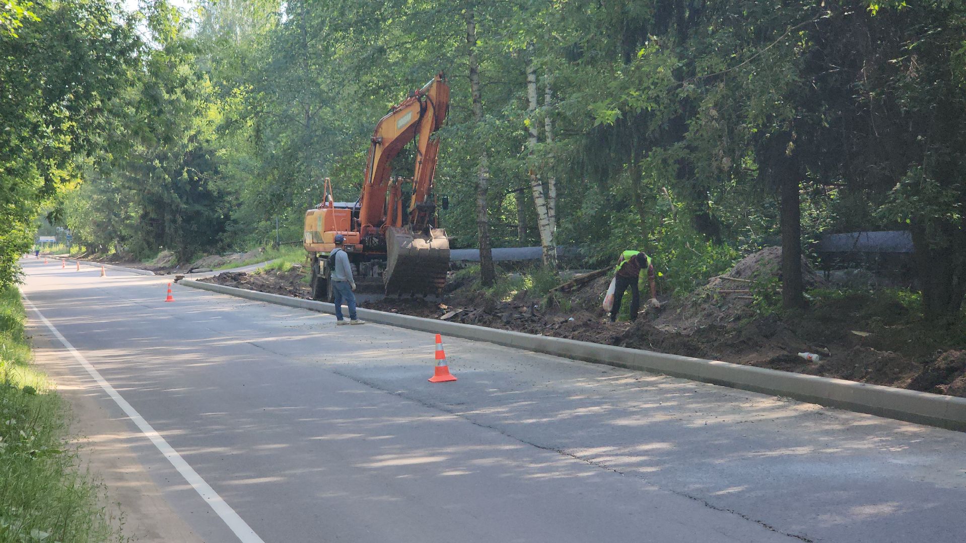 Дубна, Дороги, Строительство тротуара, Дорожная инфраструктура,