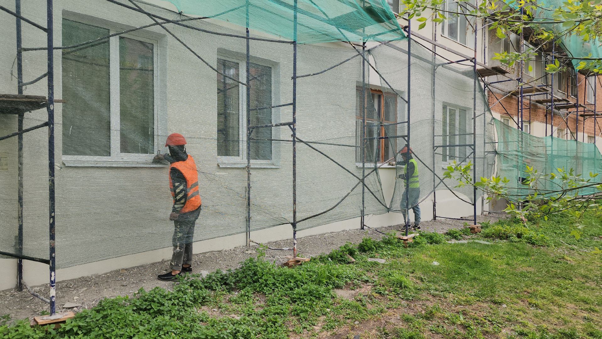 серпухов, капитальный ремонт мкд, ремонт фасада дома, жкх, улица красный текстильщик,