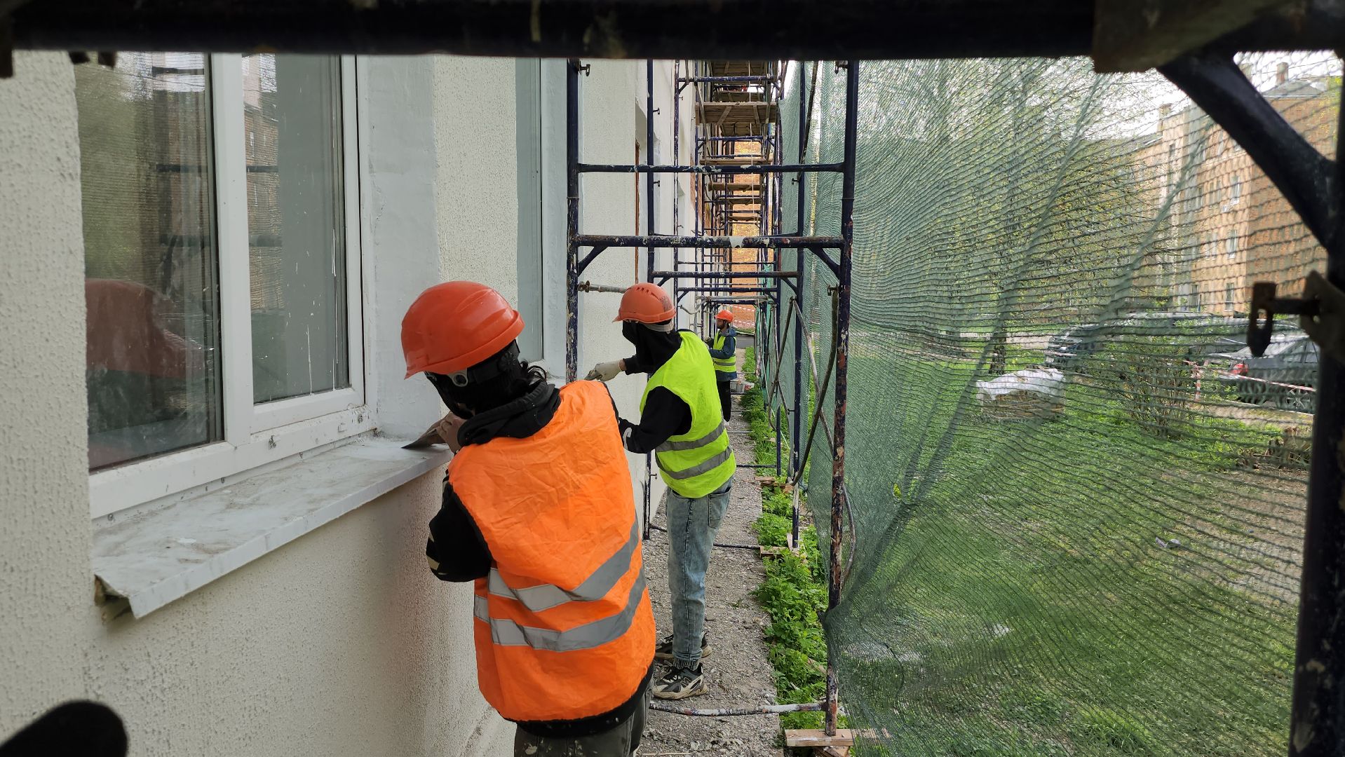 серпухов, капитальный ремонт мкд, ремонт фасада дома, жкх, улица красный текстильщик,