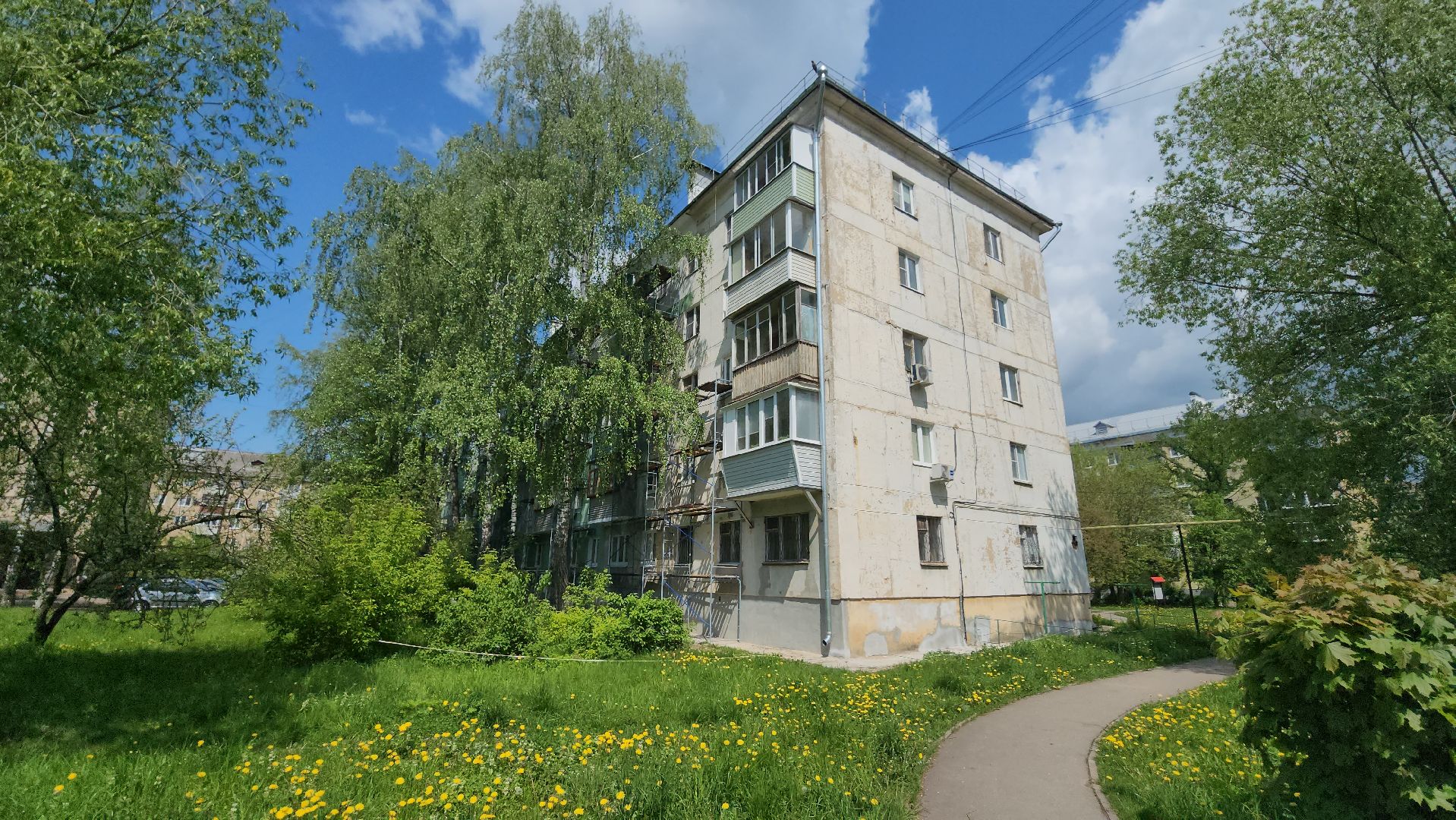 серпухов, капитальный ремонт мкд, ремонт фасада дома, жкх, улица красный текстильщик,