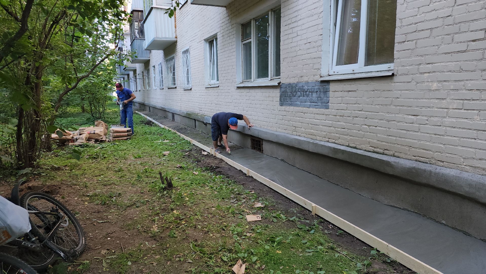пушкино, отмостка, мкд, ремонт дома, жкх, жкх и благоустройство,