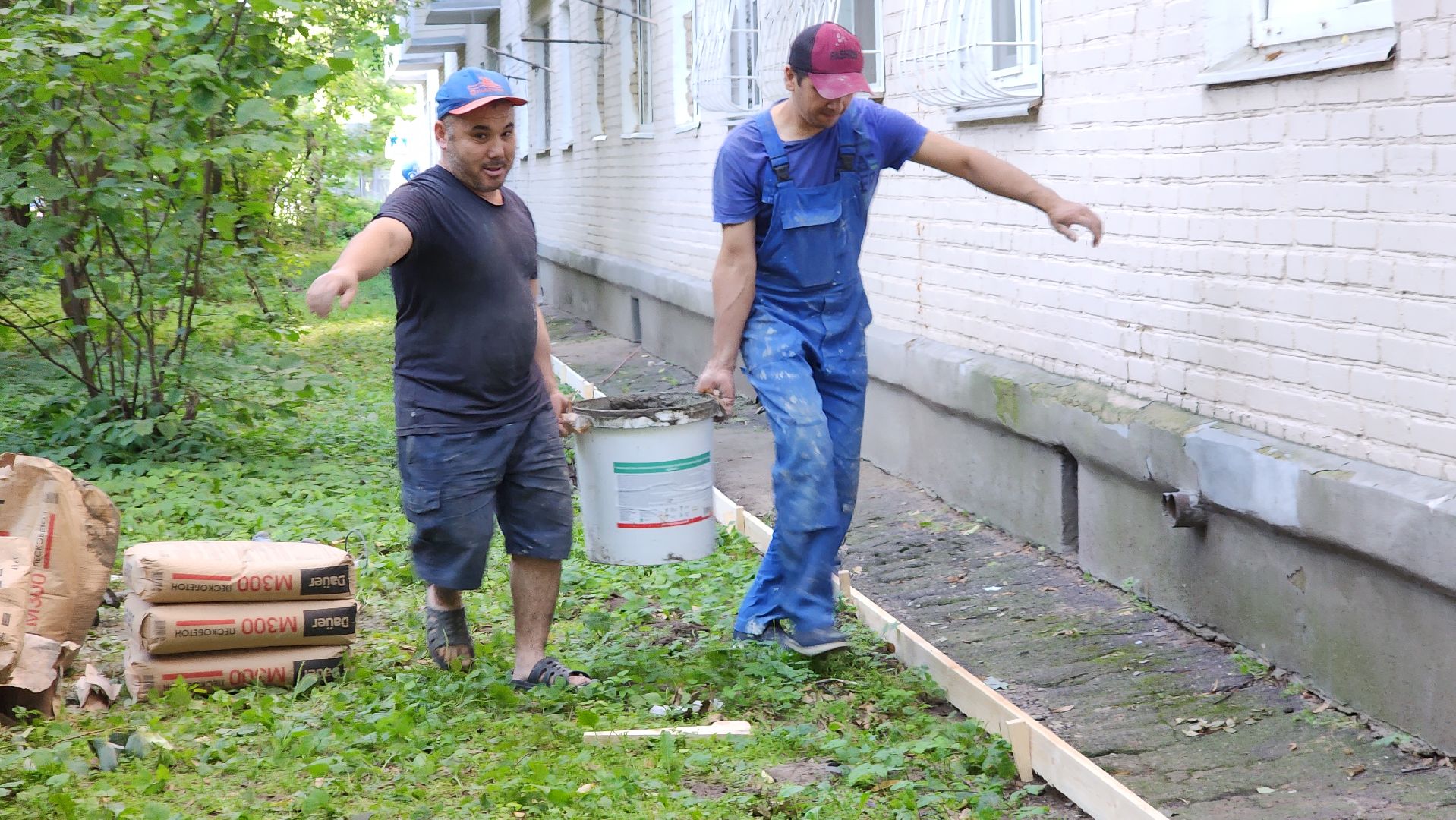 пушкино, отмостка, мкд, ремонт дома, жкх, жкх и благоустройство,