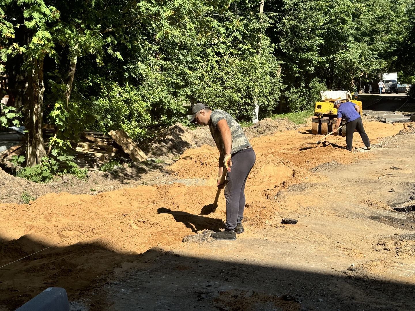 шаховская, дорога, благоуйстройство,