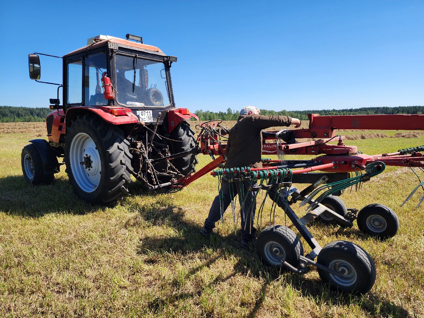 серпухов, деревня барыбино, заготовка сена, агрокомплекс, туровский, сельское хозяйство,