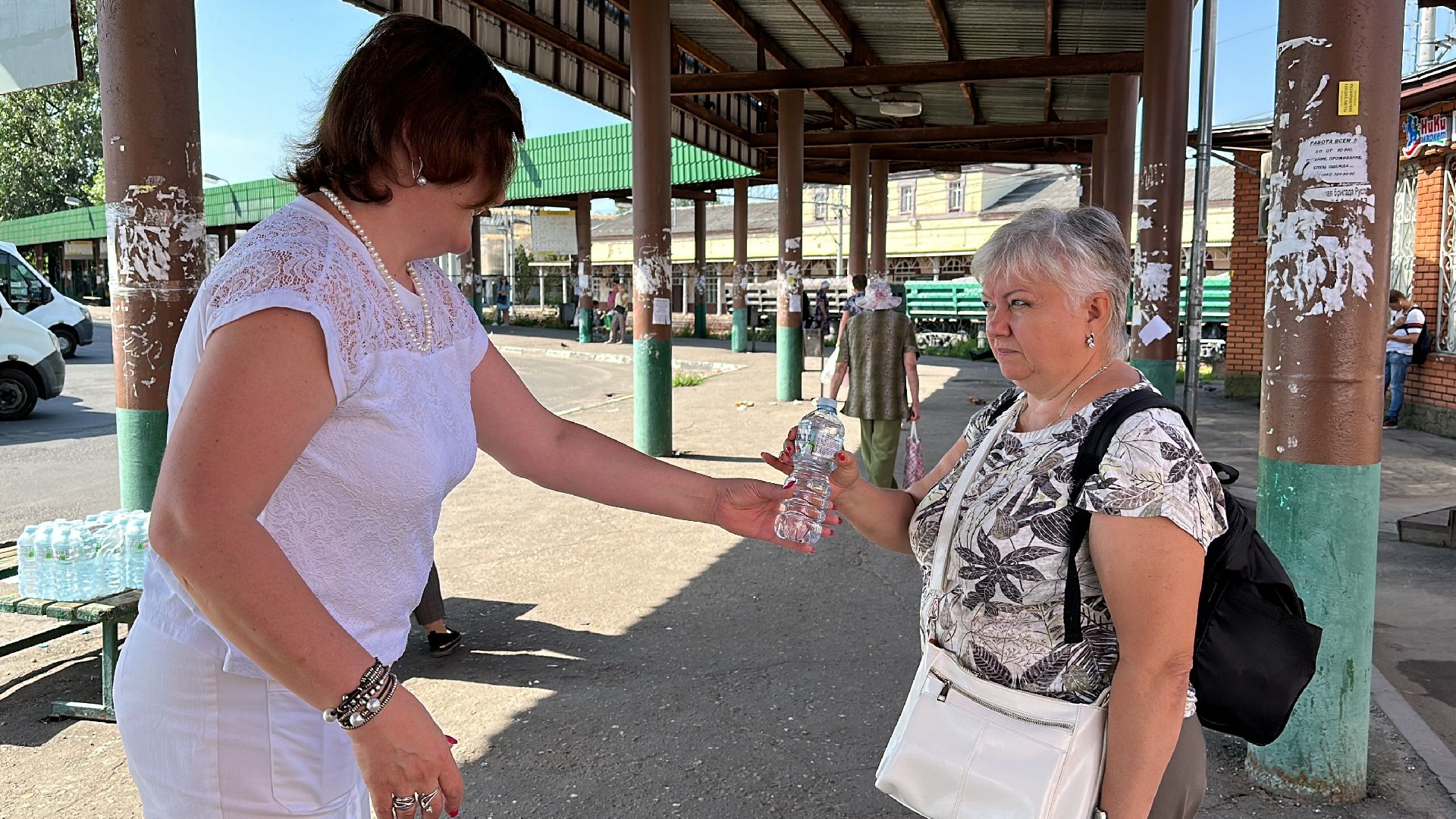 Клин, общество, транспорт, Подмосковье, жаркая погода,