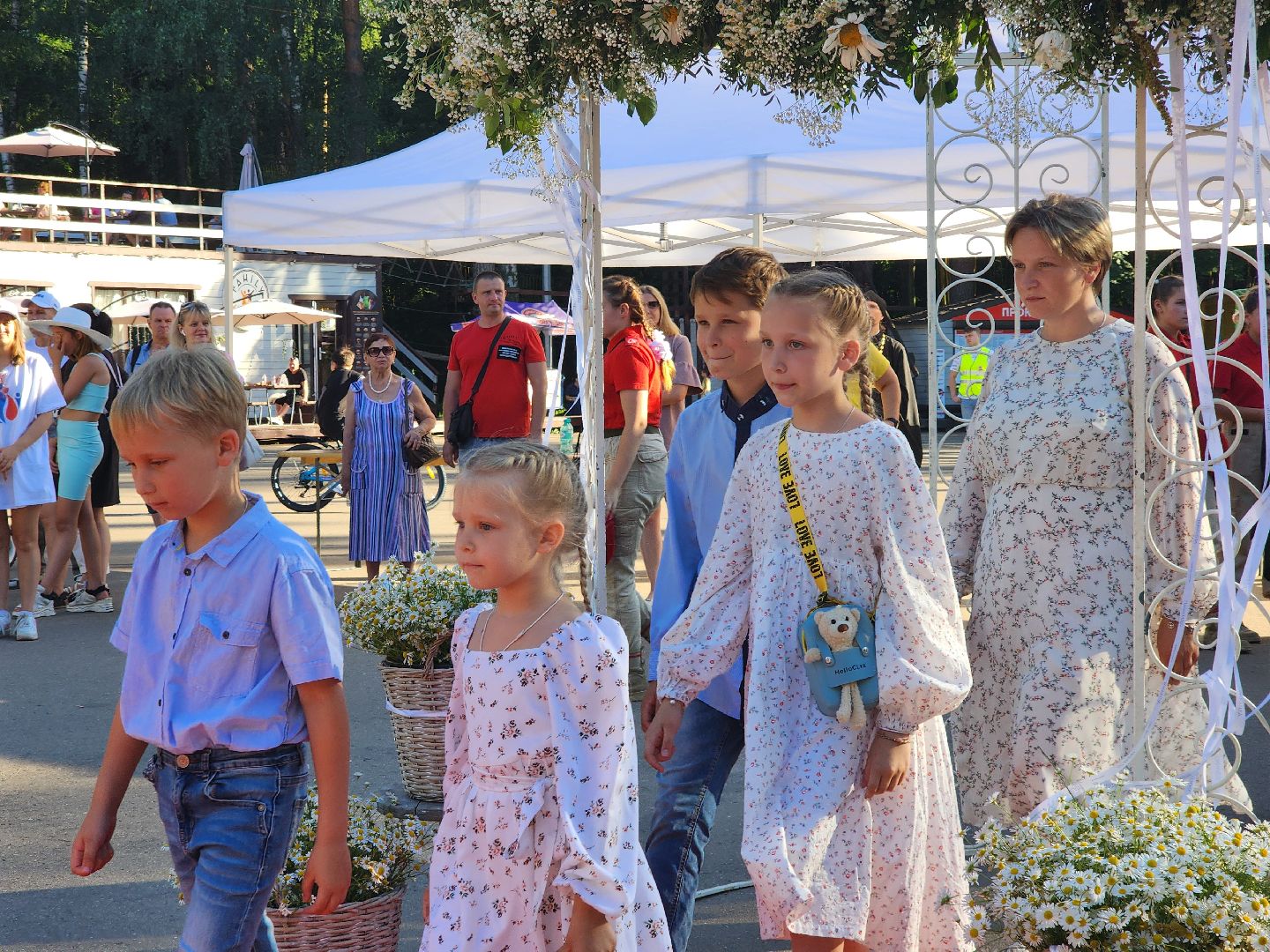 ногинск, день семьи любви и верности, общество, жители, центральный парк, дети, год семьи,