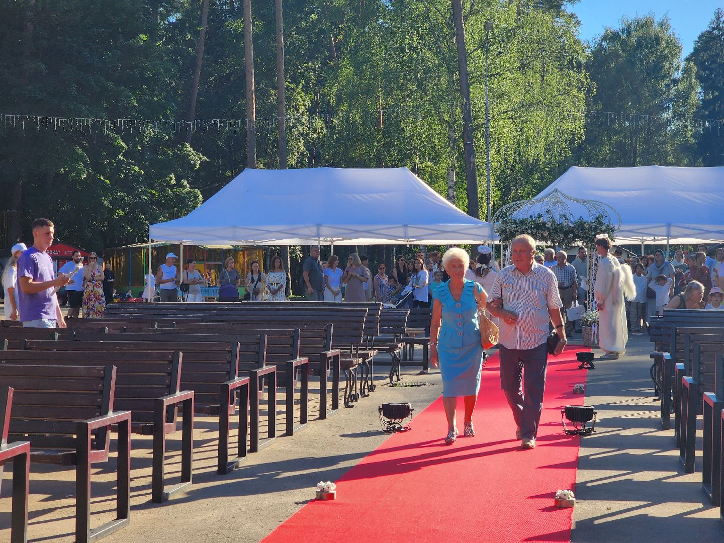 ногинск, день семьи любви и верности, общество, жители, центральный парк, дети, год семьи,
