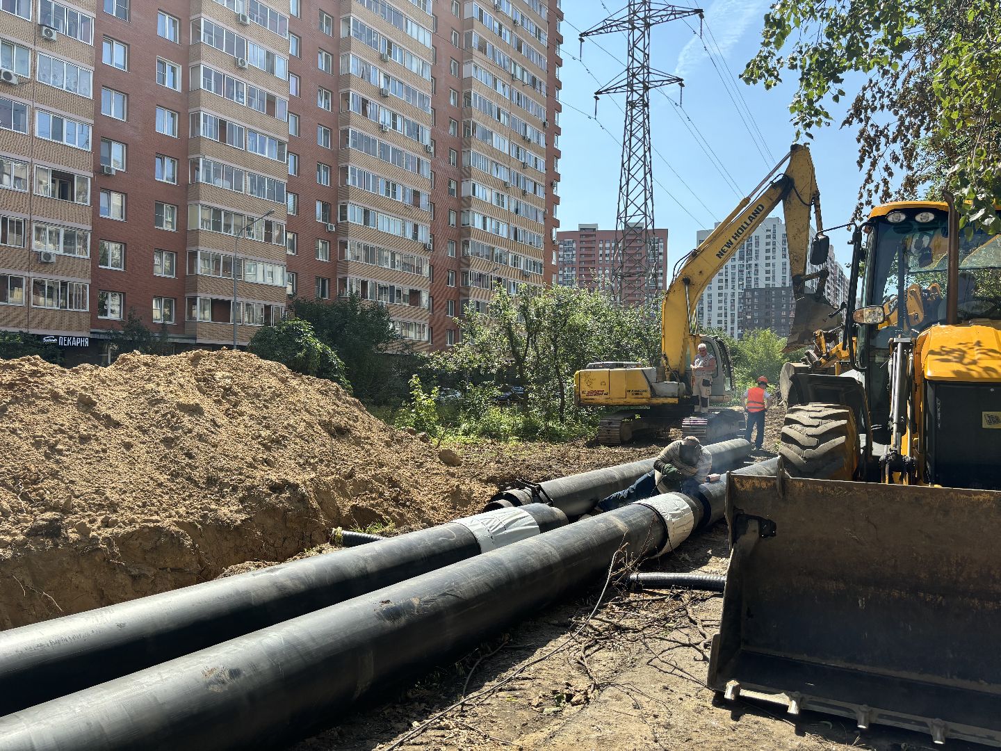 теплоснабжение, трубопровод, павлино,