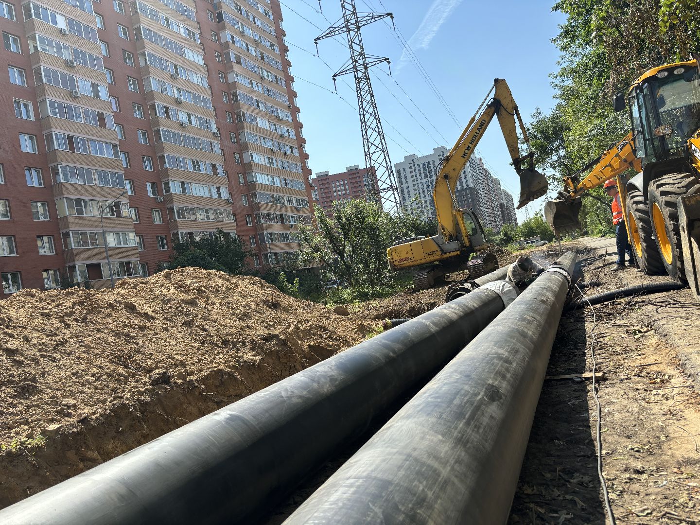 теплоснабжение, трубопровод, павлино,