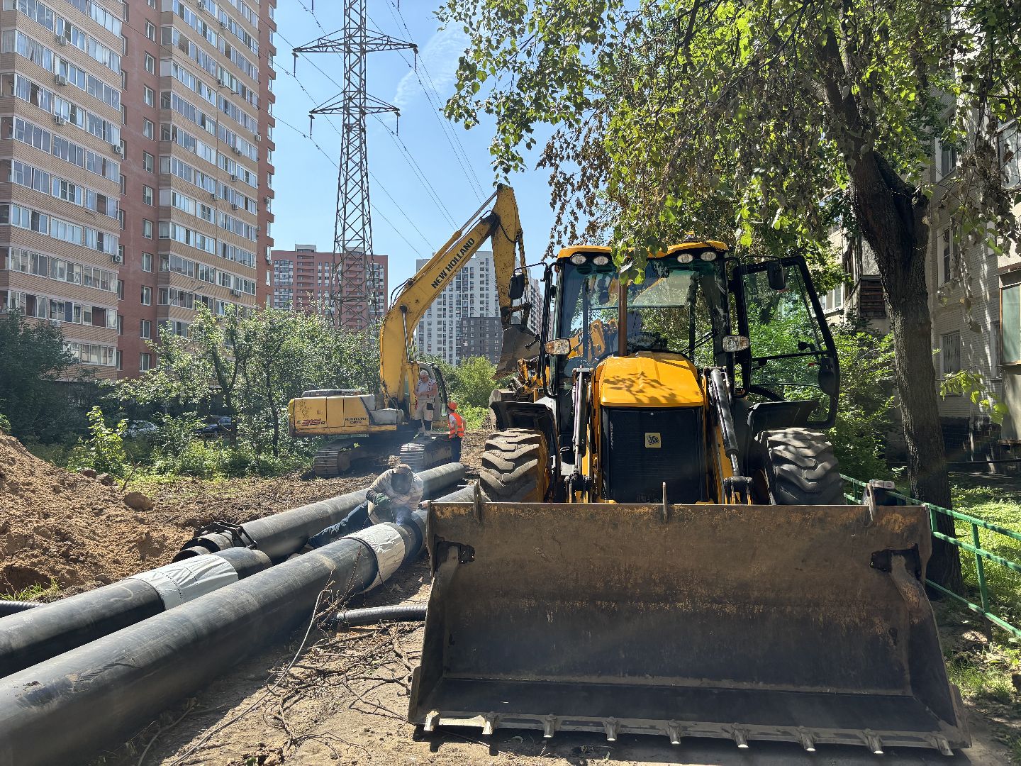 теплоснабжение, трубопровод, павлино,