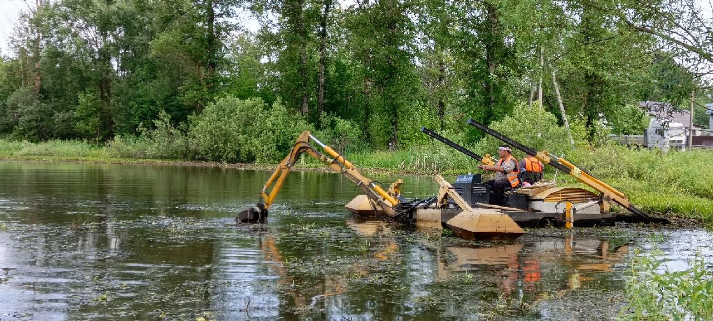 Дмитров, Пруд в Деденево, Минблаго,
