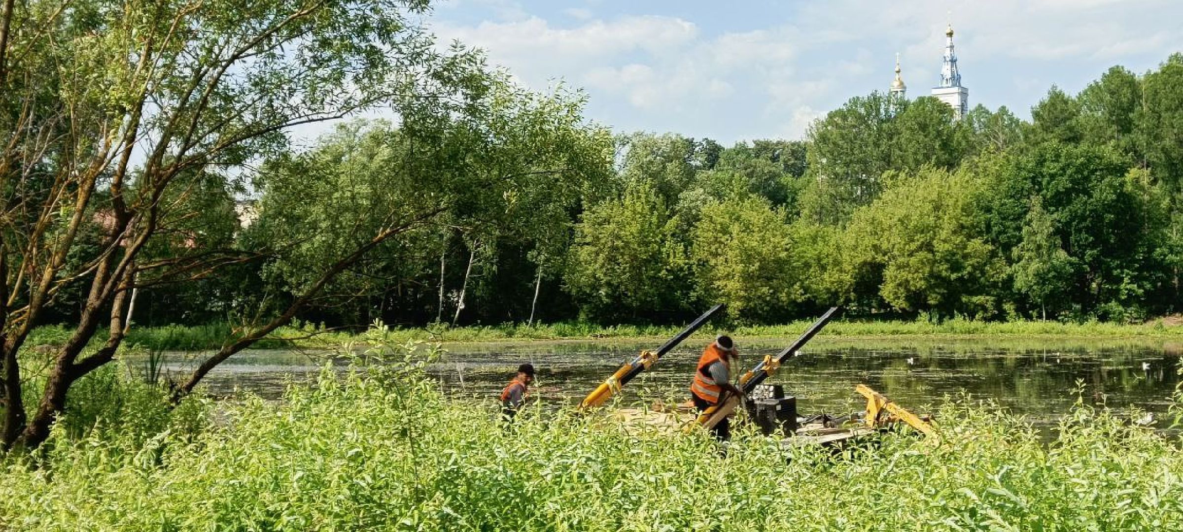 Дмитров, Пруд в Деденево, Минблаго,