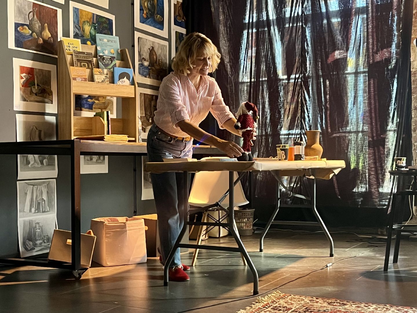 наро-фоминск, театр горожан, премьера спектакля, творчество, Дед Мороз, культурный центр Фабрик,