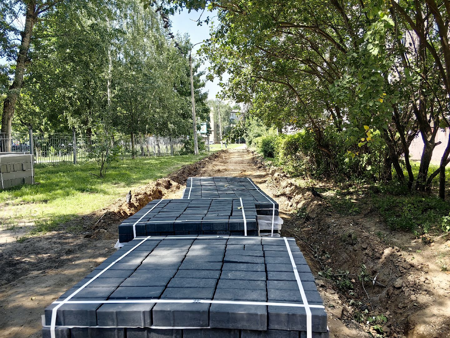 ремонт дорог, благоустройство, детская площадка, тротуар, щёлково,