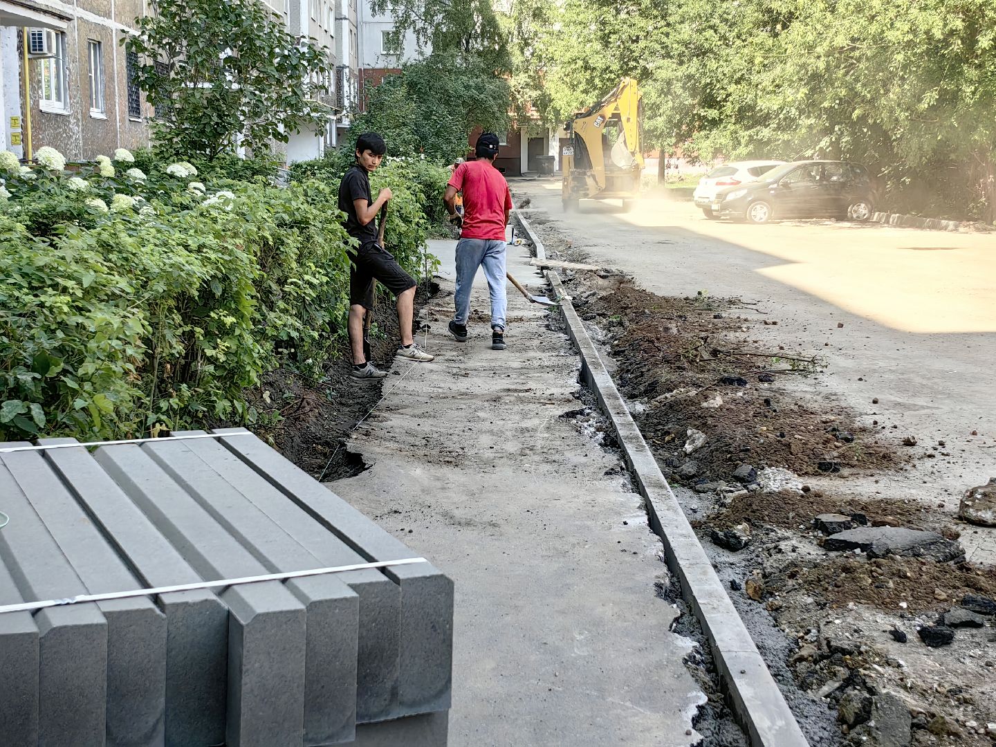 ремонт дорог, благоустройство, детская площадка, тротуар, щёлково,