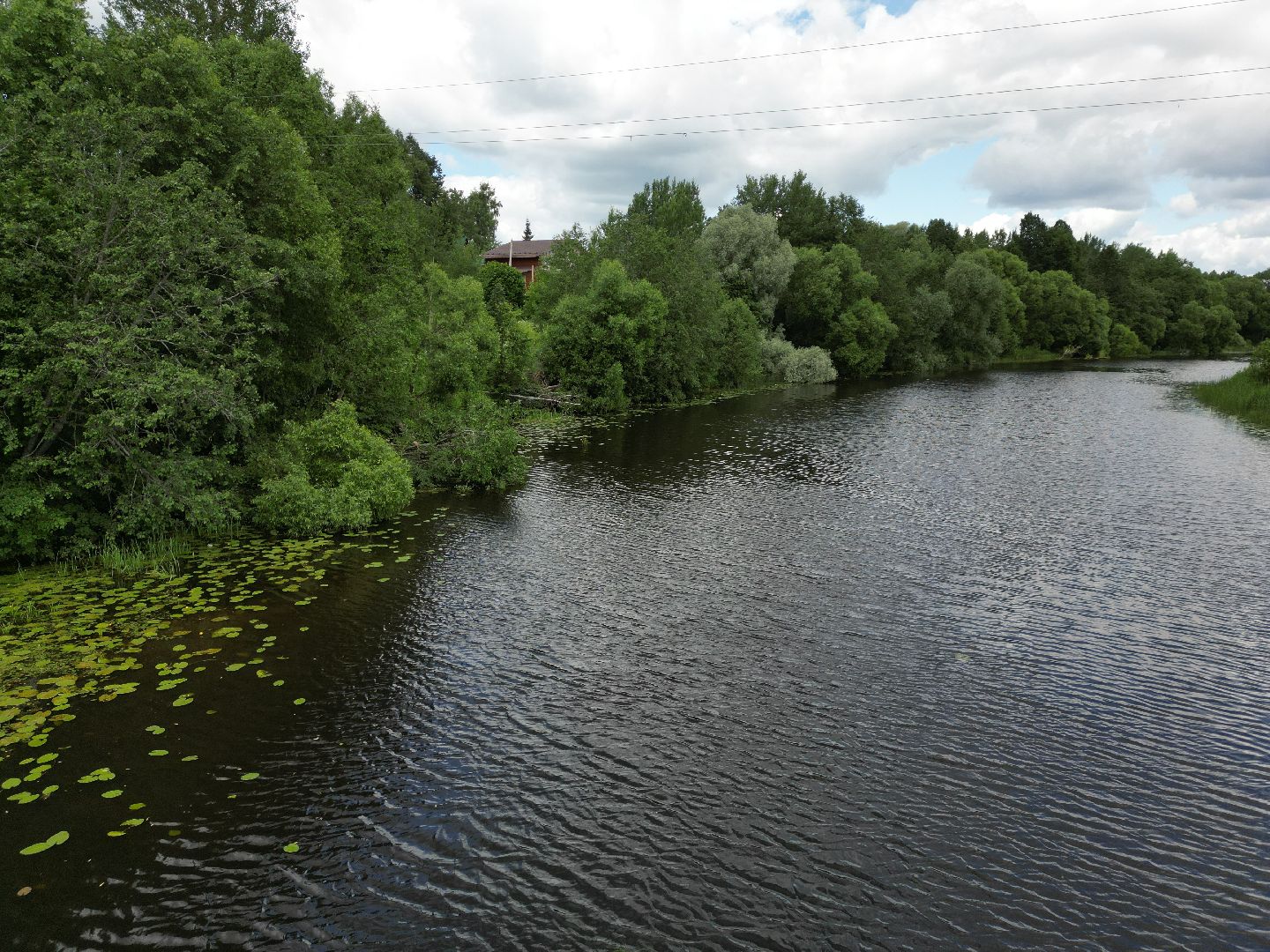 видео с коптера, талдом, благоустройство, мост,