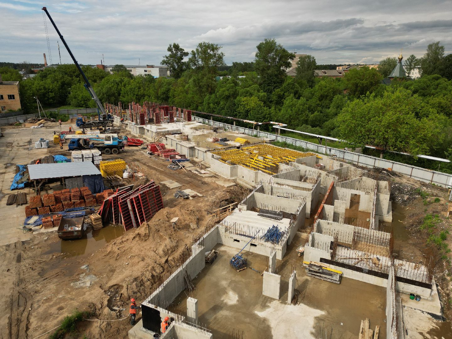 видео с коптера, талдом, вербилки, расселение аварийного жилья,