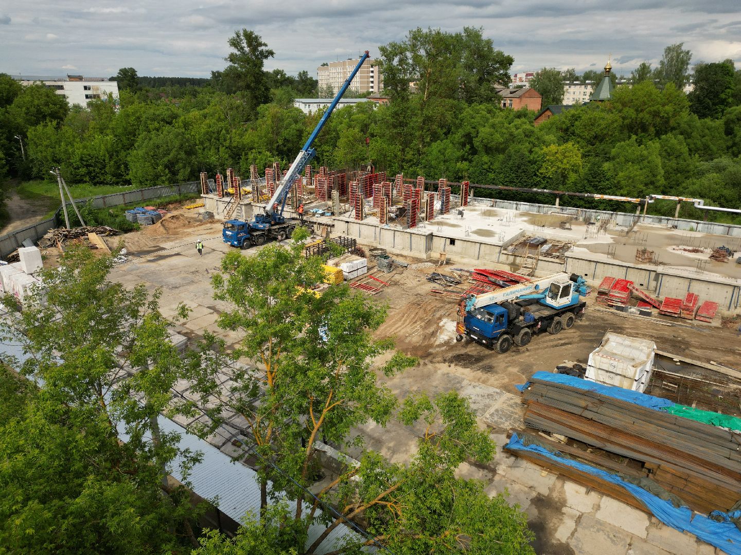 видео с коптера, талдом, вербилки, расселение аварийного жилья,