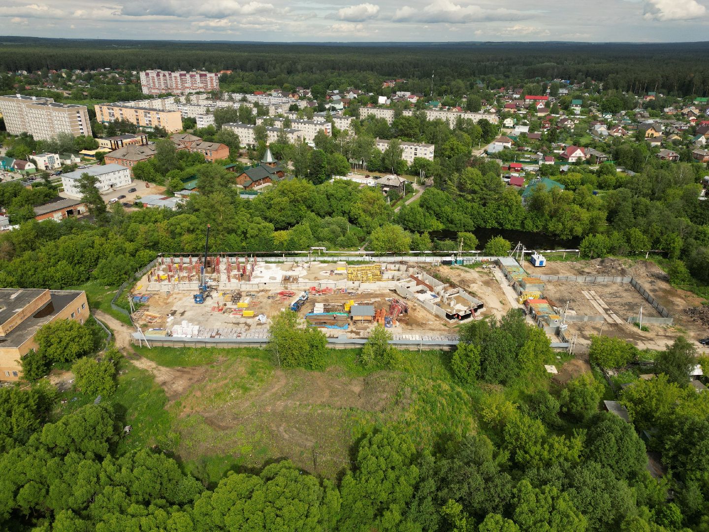 видео с коптера, талдом, вербилки, расселение аварийного жилья,