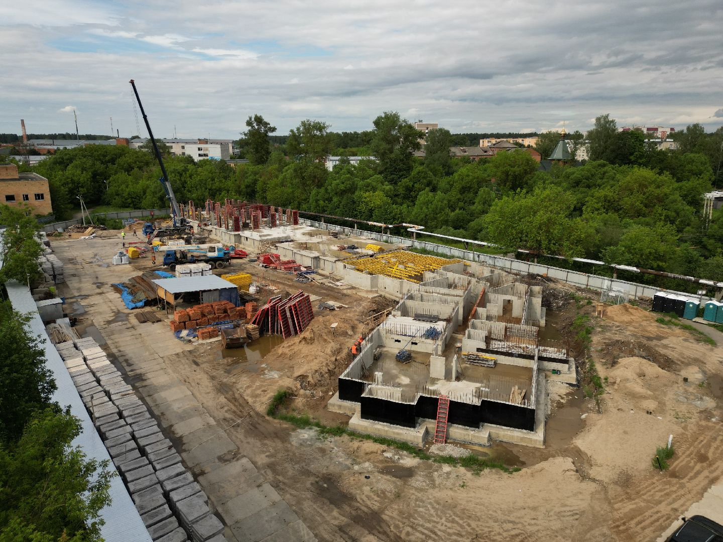 видео с коптера, талдом, вербилки, расселение аварийного жилья,