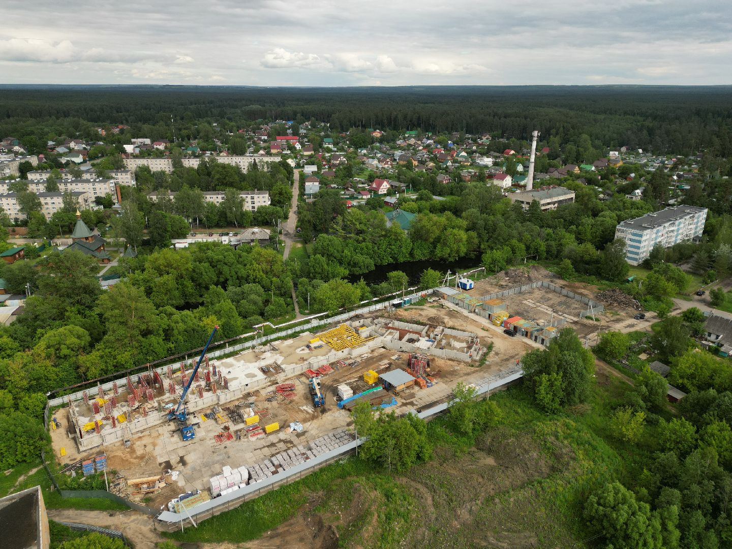 видео с коптера, талдом, вербилки, расселение аварийного жилья,