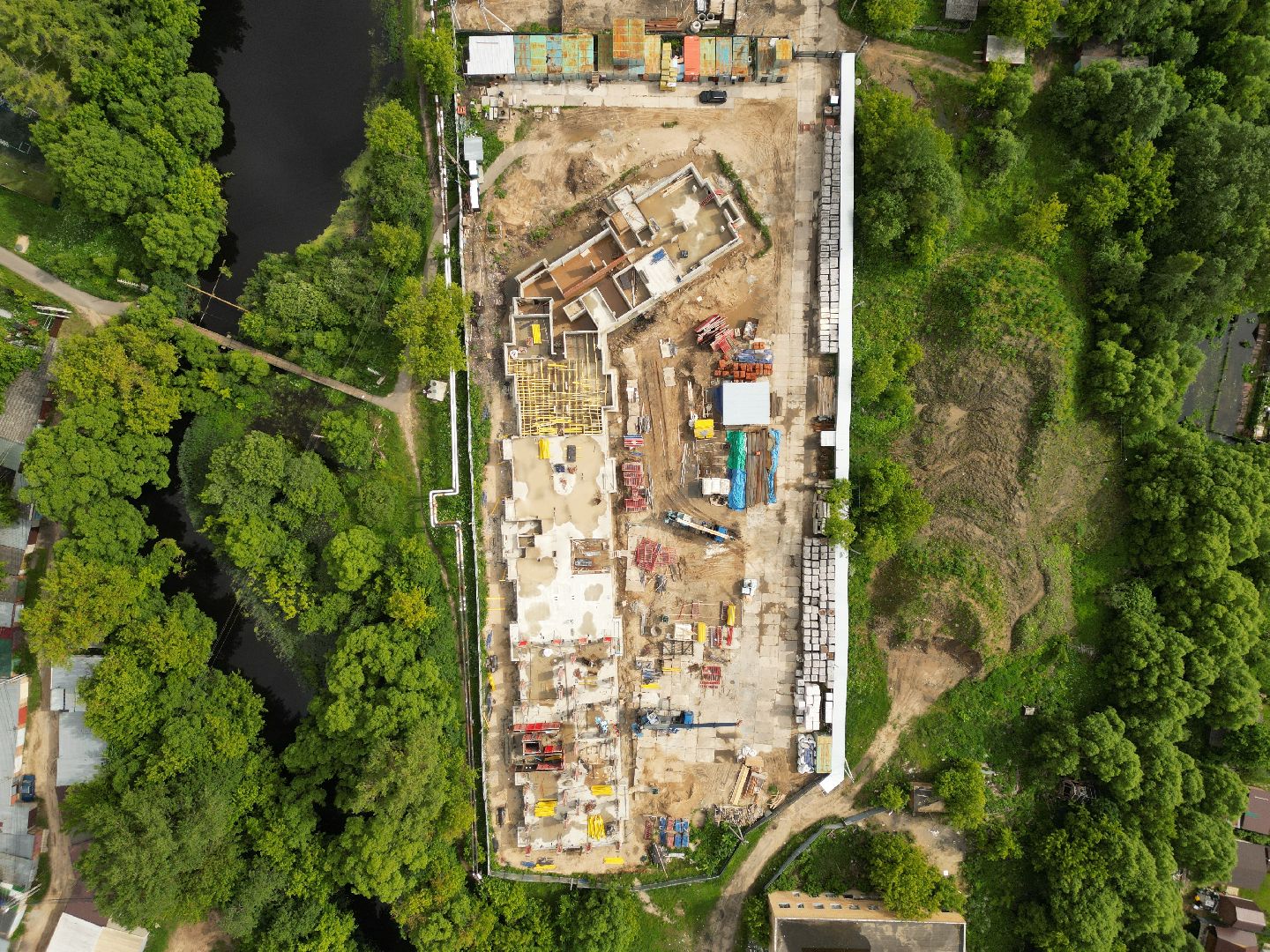 видео с коптера, талдом, вербилки, расселение аварийного жилья,