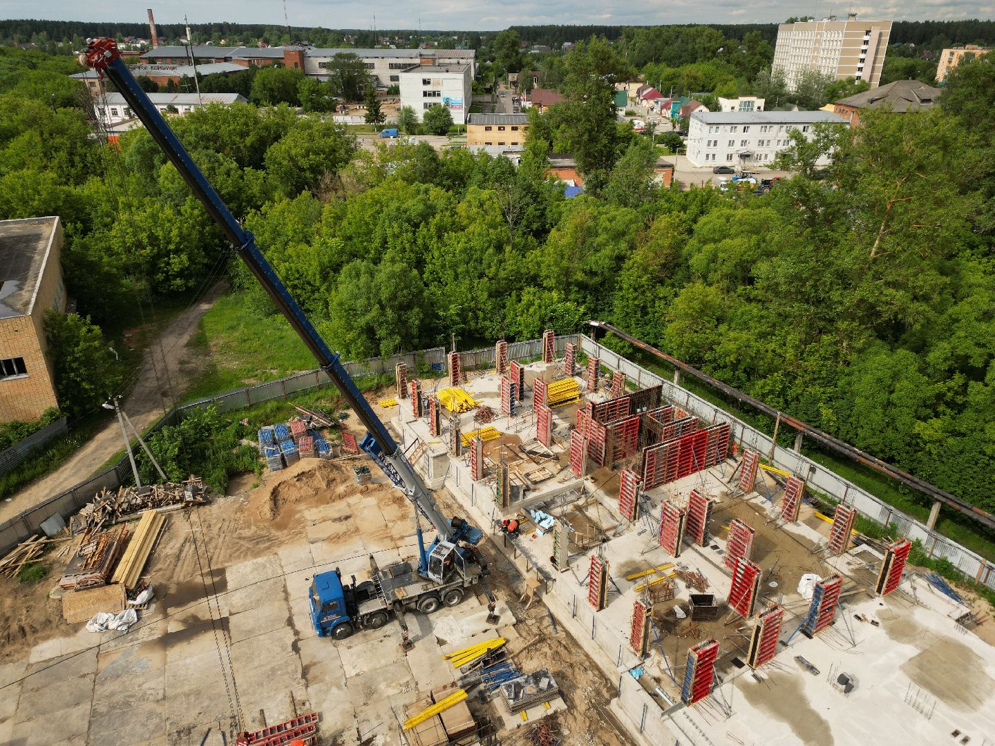 видео с коптера, талдом, вербилки, расселение аварийного жилья,