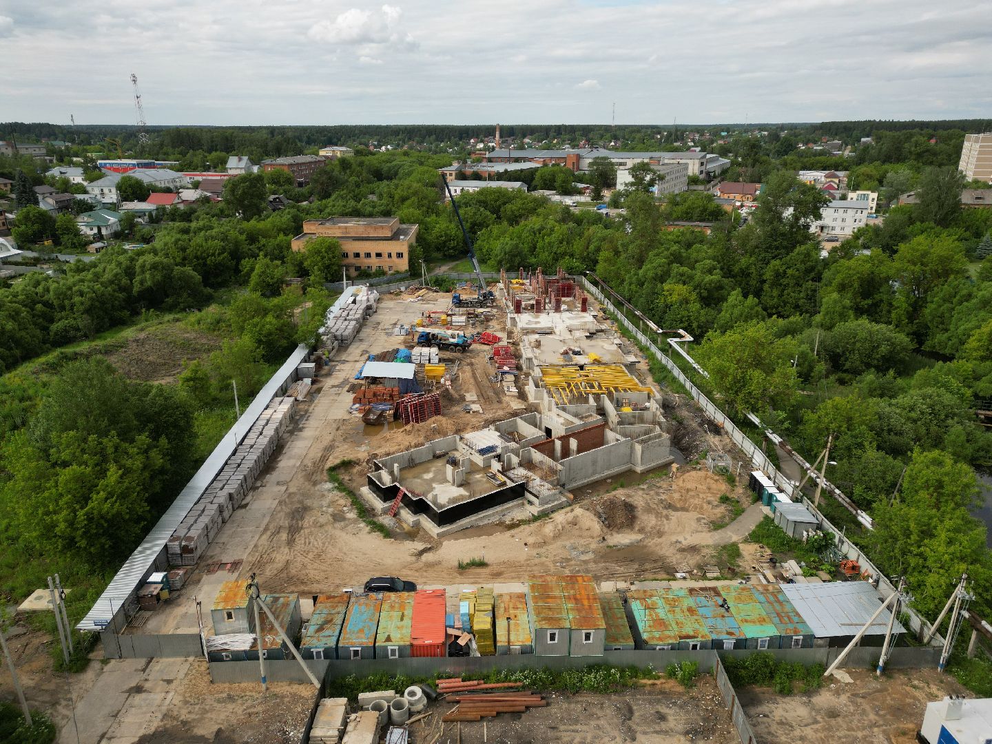 видео с коптера, талдом, вербилки, расселение аварийного жилья,