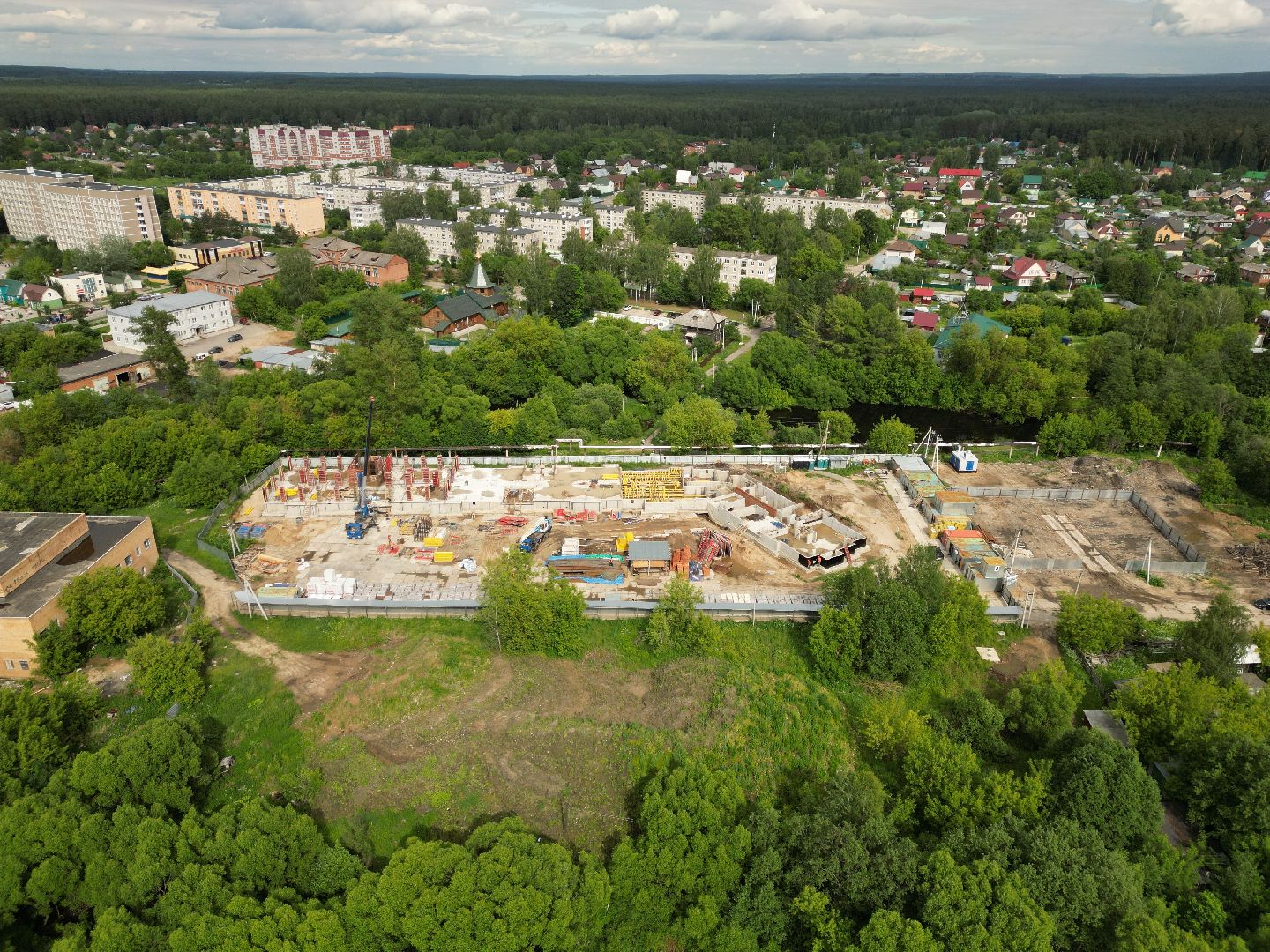 видео с коптера, талдом, вербилки, расселение аварийного жилья,