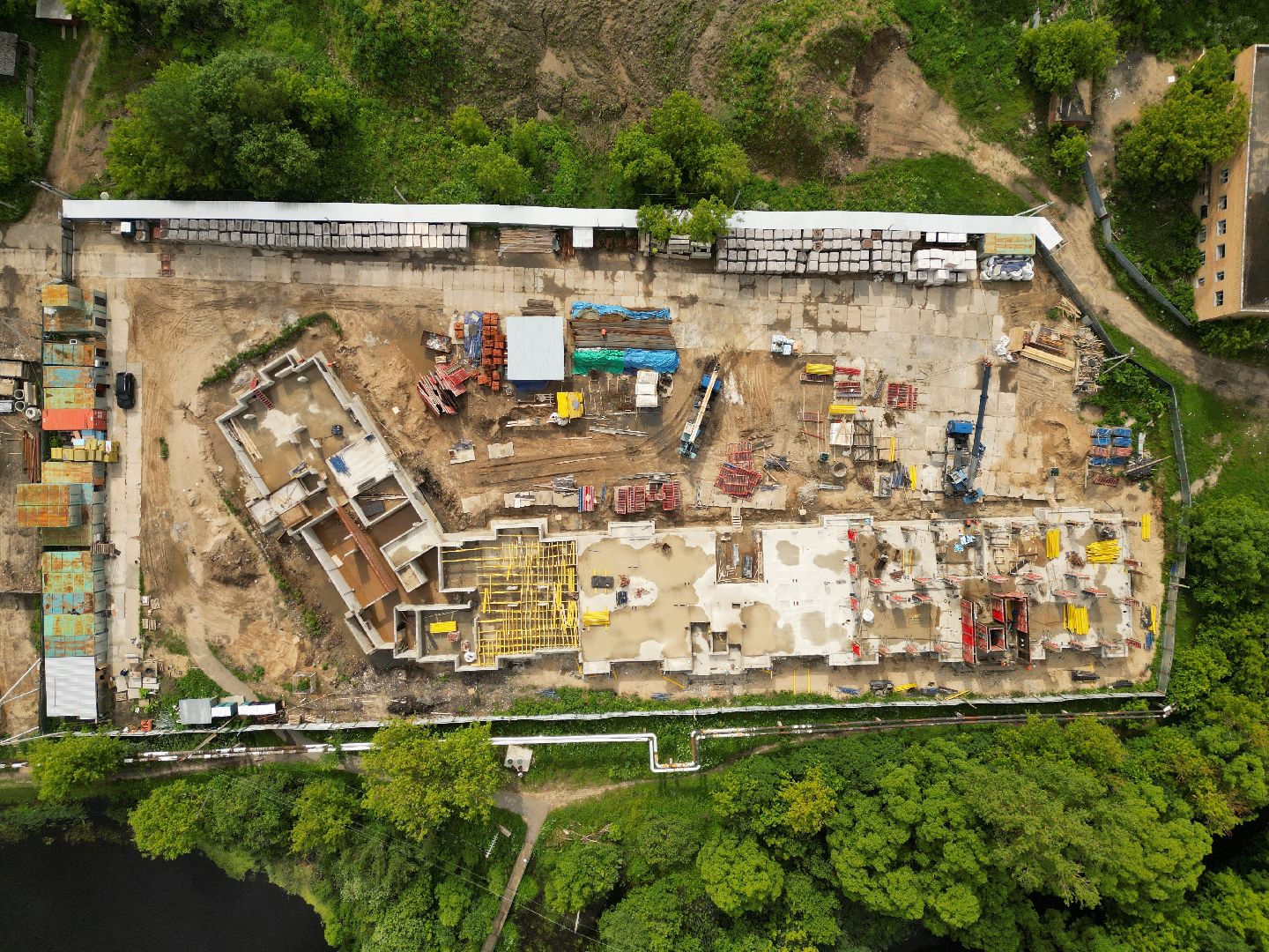 видео с коптера, талдом, вербилки, расселение аварийного жилья,