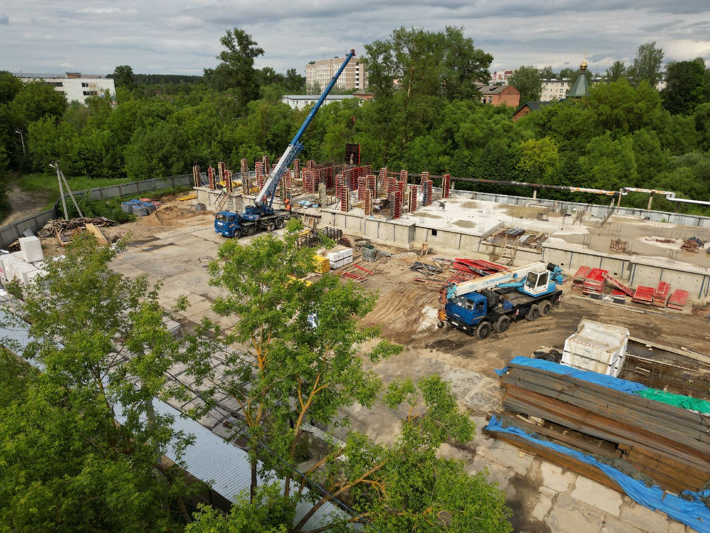 видео с коптера, талдом, вербилки, расселение аварийного жилья,