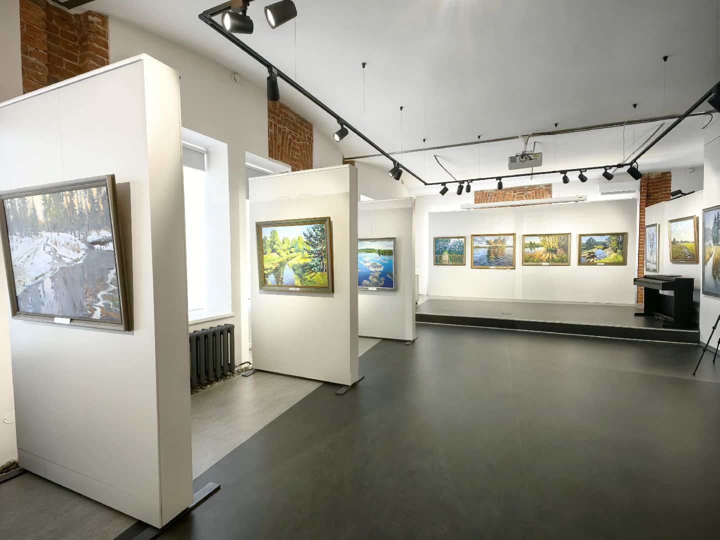 Выставка, музей, живопись, пейзаж, художник, культура, щёлково,