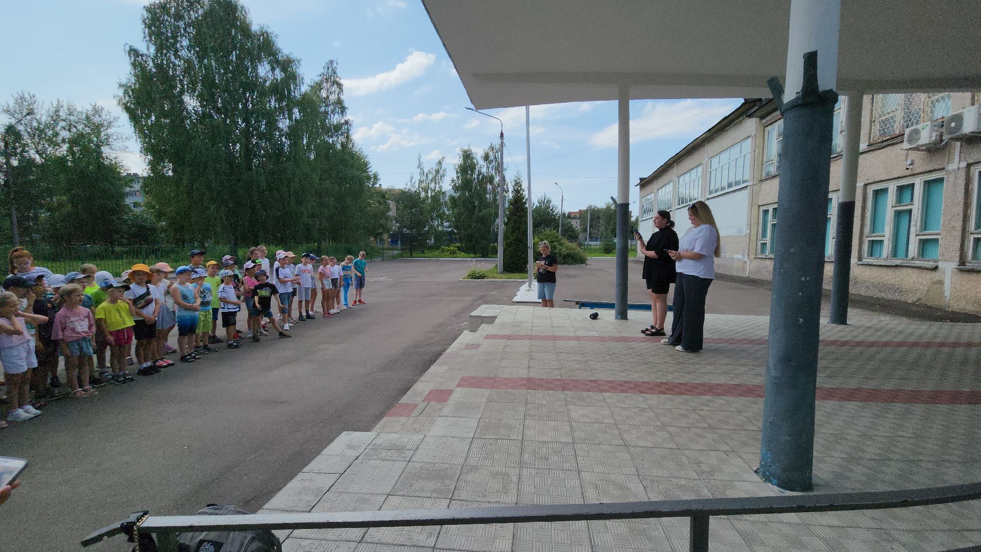 егорьевск, дети, лагерь, лето, линейка, отдых,