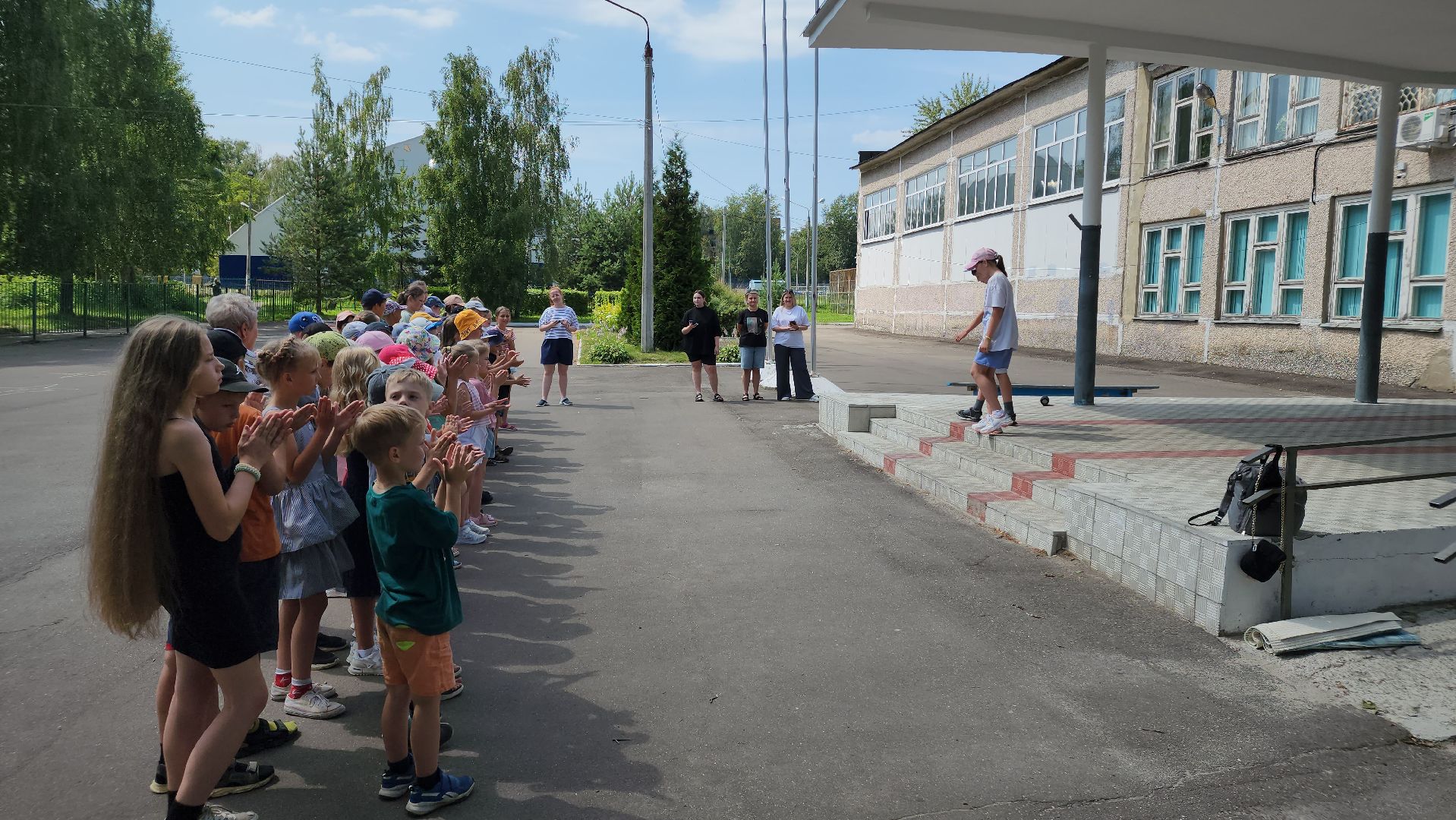 егорьевск, дети, лагерь, лето, линейка, отдых,