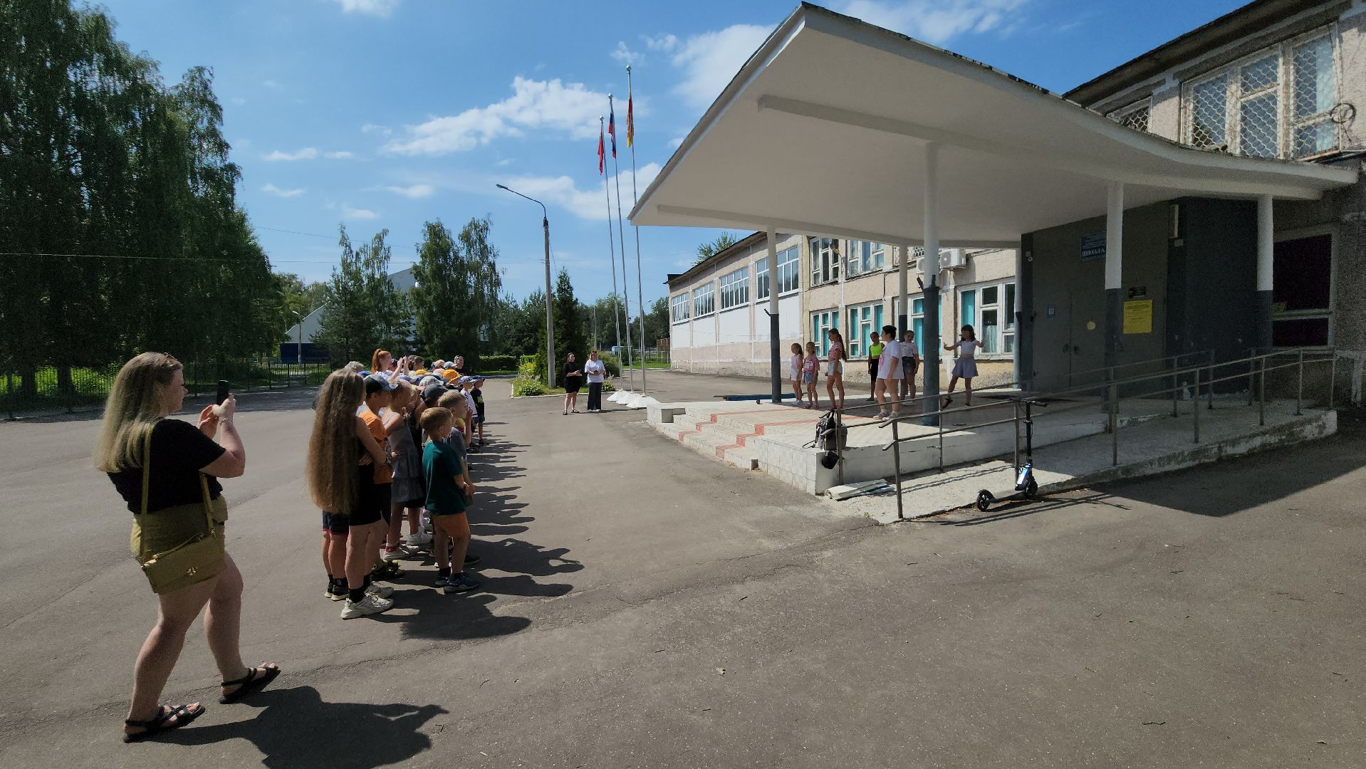 егорьевск, дети, лагерь, лето, линейка, отдых,