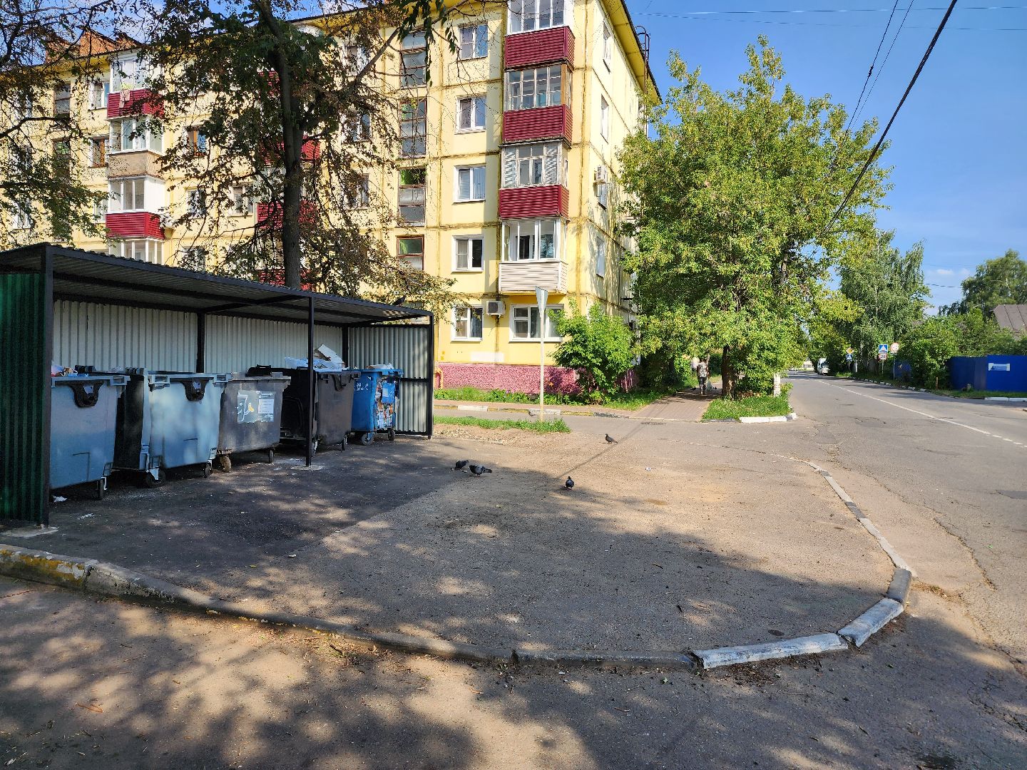 раменское, благоустройство, модернизация контейнерных площадок, Бронницкая 19-21,