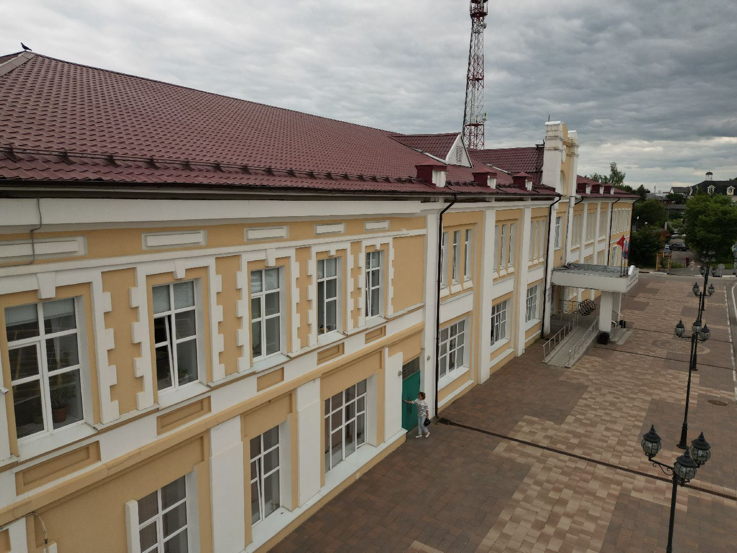 видео с коптера, талдом, храм,