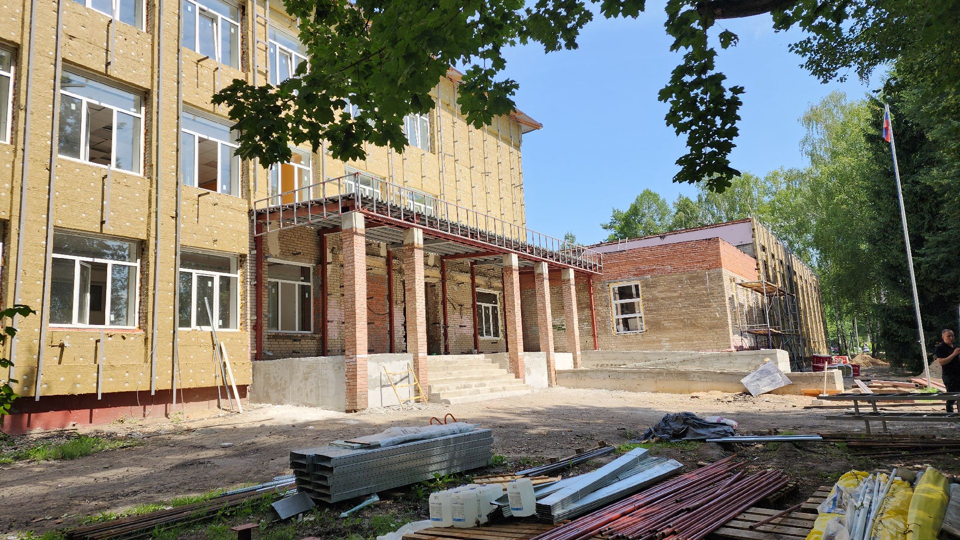 пушкино, ремонт школы, капитальный ремонт, дети, образование, строительные работы,отделочные работы,