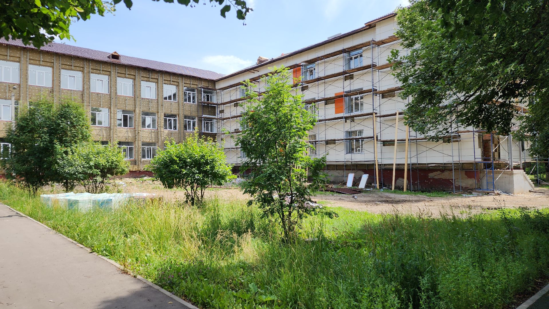 пушкино, ремонт школы, капитальный ремонт, дети, образование, строительные работы,отделочные работы,