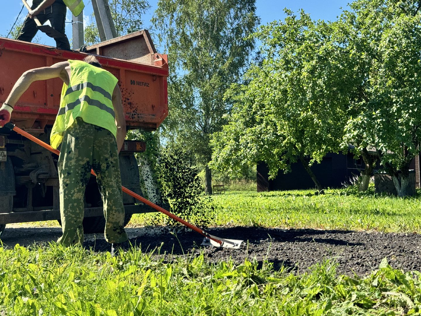 шаховская, ямочный ремонт, коммунальные служба,