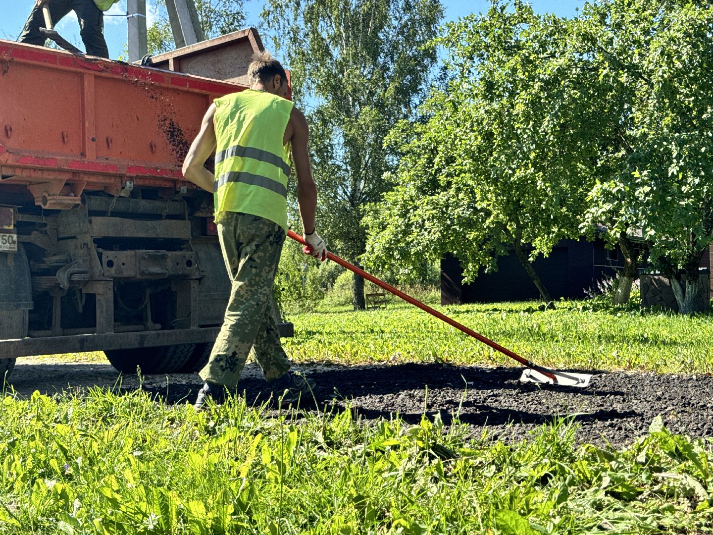шаховская, ямочный ремонт, коммунальные служба,