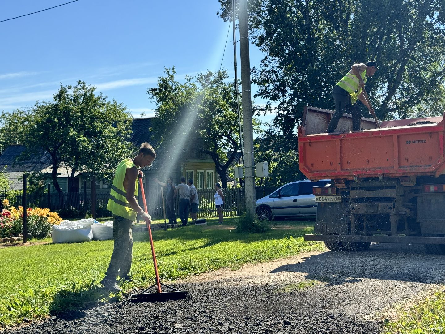 шаховская, ямочный ремонт, коммунальные служба,
