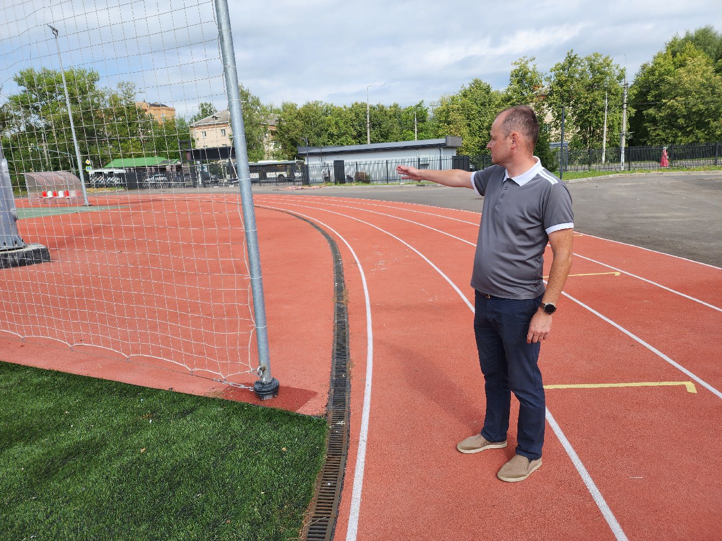 Чехов, стадион Гидросталь, реконструкция, капитальный ремонт, госпрограмма Спорт Подмосковья, проверка, мониторинг, глава округа, Михаил Собакин,