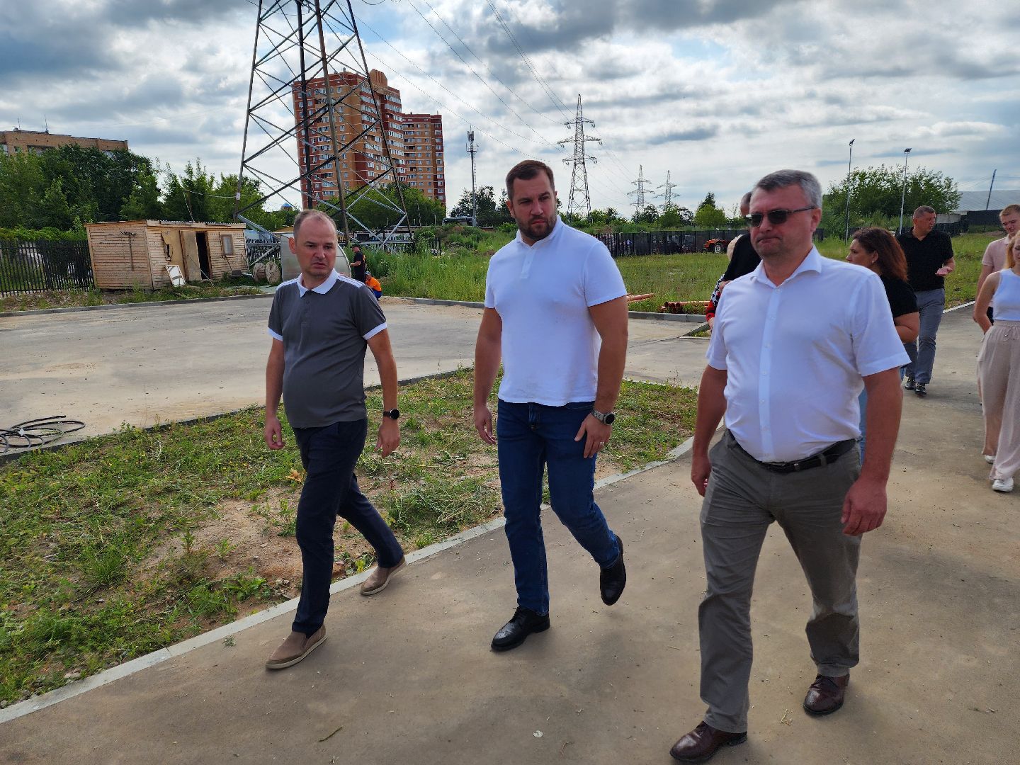 Чехов, стадион Гидросталь, реконструкция, капитальный ремонт, госпрограмма Спорт Подмосковья, проверка, мониторинг, глава округа, Михаил Собакин,