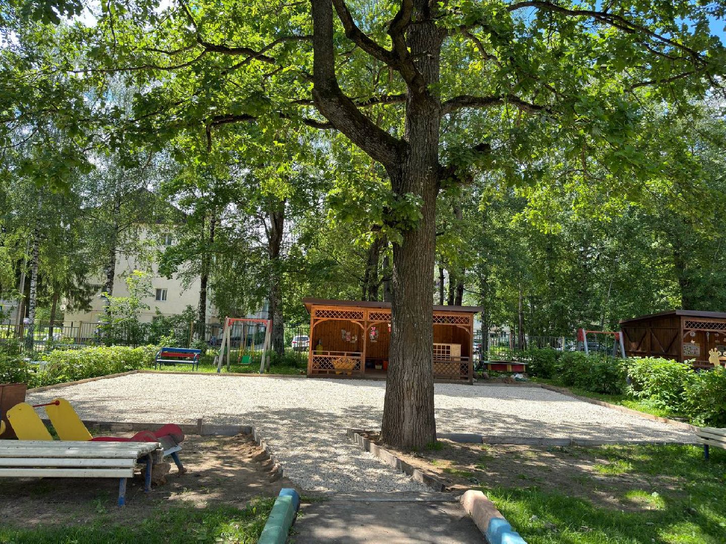 резиновое покрытие, детский сад, городской округ восход, безопасность детей,