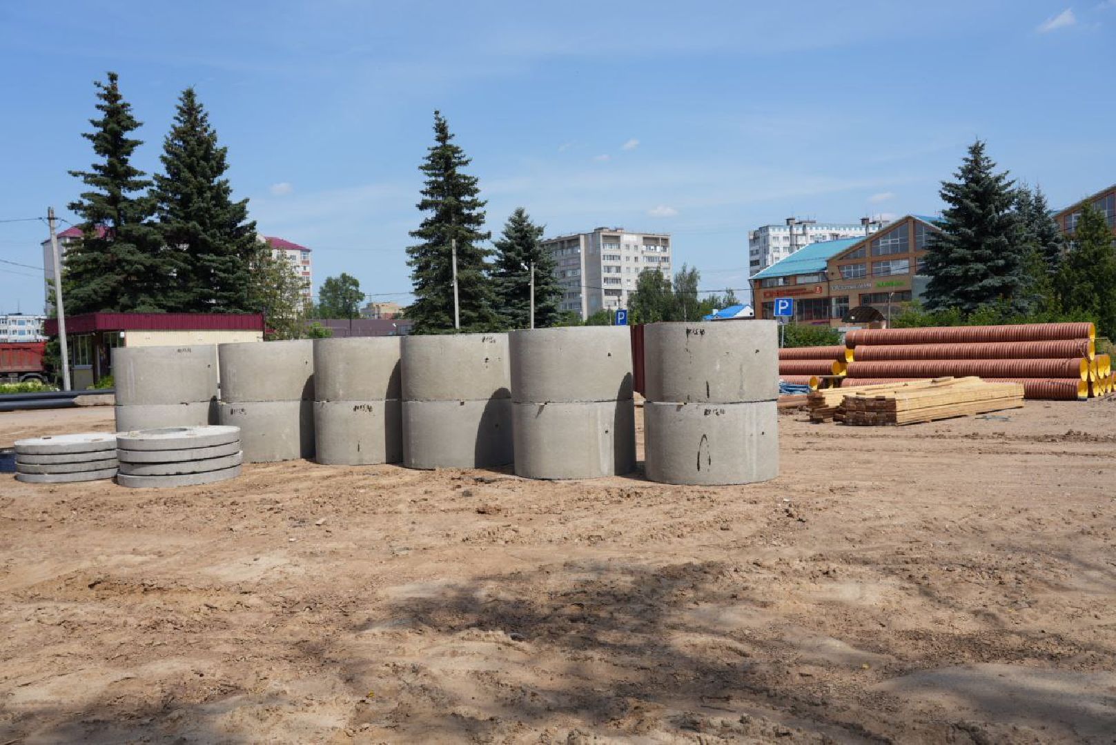 Хотьково, Благоустройство, Площадь, Народные промыслы, ЖКХ, Коммуникации, Город,